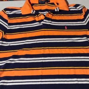 Men's Polo by Ralph Lauren MD polo striped shirt, awesome colors